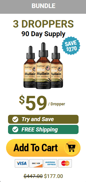 RespiClear 3 $59/bottle